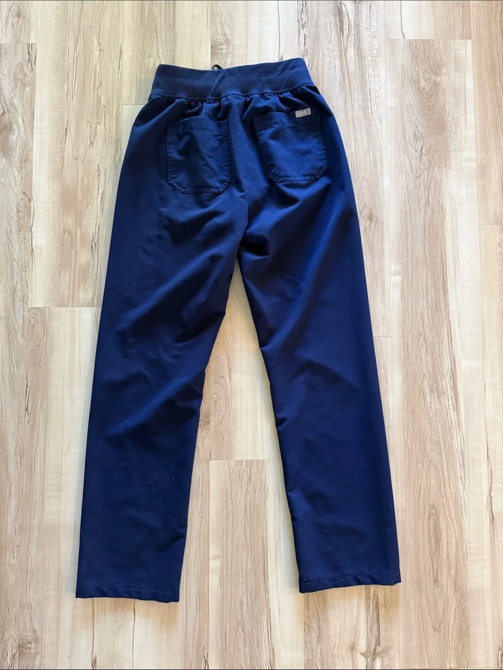 Figs Navy High waisted Livingston Scrub Pants